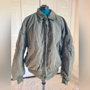 Bomber Style, Large Military Cold Weather Jacket (High Temp Resistant)